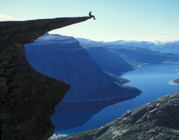 Trolltunga, photo by Harald Hognerud